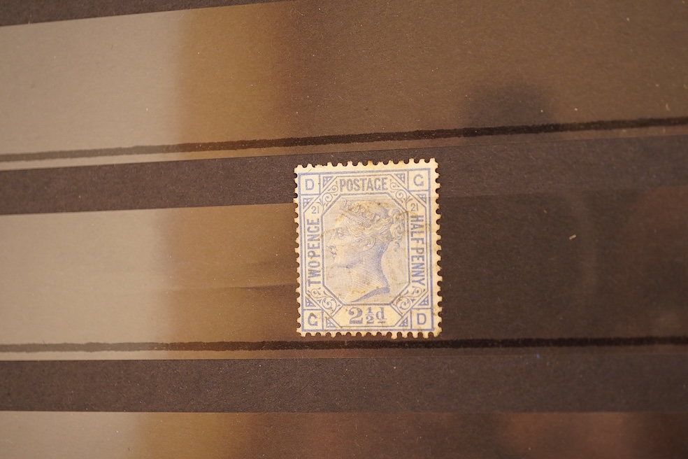 The Penny Red Plate Collection and The 1875-81 Halfpenny Plate Collection, both with Westminster Collection certificates, in two albums